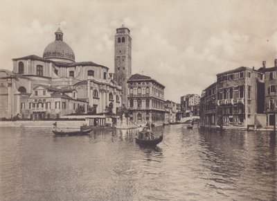 Rio Cannareggio E Palazzo Labia (foto a p/b) de Italian Photographer