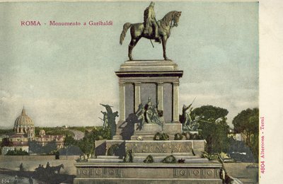 Roma, Itália, monumento de Garibaldi de Italian Photographer