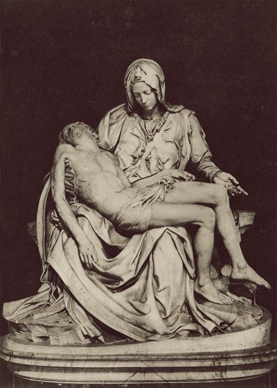 Basílica de São Pedro no Vaticano, a piedade (Michael Angelo) de Italian Photographer