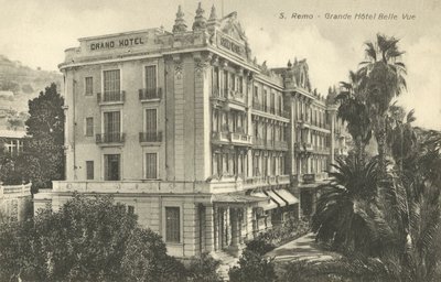 San Remo, Itália, Grande Hotel Belle Vue de Italian Photographer