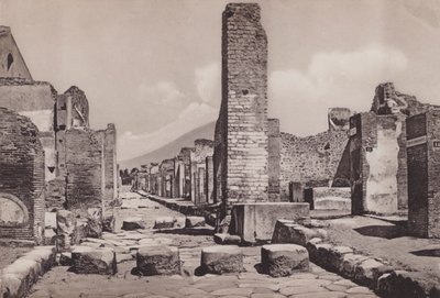 Strada Stabiana, Rua da Stabiae (foto a p/b) de Italian Photographer