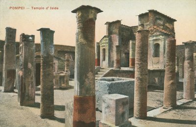 Templo de Ísis, Pompeia (foto a cores) de Italian Photographer