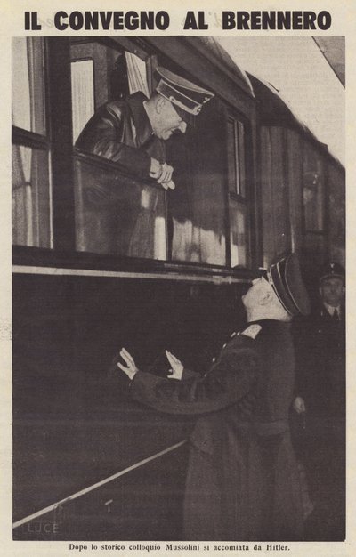 A Conferência de Brenner (fotografia a preto e branco) de Italian Photographer