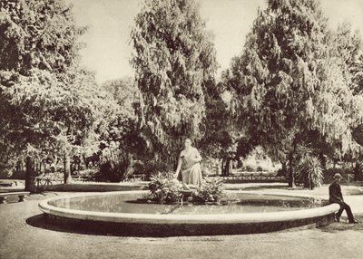 A colina de Pinciano, a fonte de Moisés de Italian Photographer