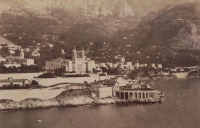 O Golfo de Montecarlo, 07/1887 (foto a p/b) de Italian Photographer