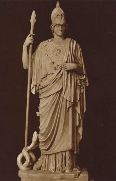 A, estátua, de, minerva, em, a, museu vaticano, roma de Italian Photographer