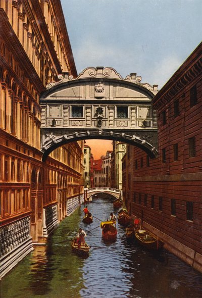 Venezia / Veneza: Ponte dos Suspiros (fotografia a cores) de Italian Photographer