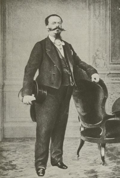 Victor Emmanuel II, Rei da Itália (foto a p/b) de Italian Photographer