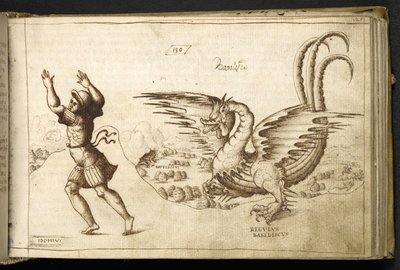 Adicionar MS 82955 f.129r Dragon de 