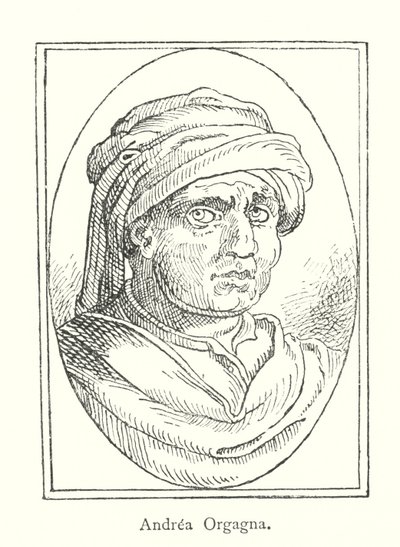 Andrea Orgagna (gravura) de Italian School