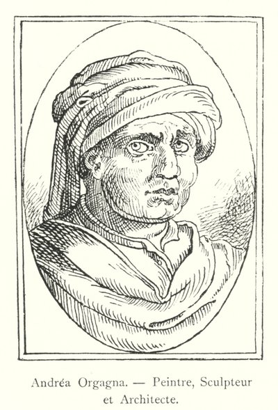 Andrea Orgagna, Pintora, Escultora e Arquiteta (gravura) de Italian School