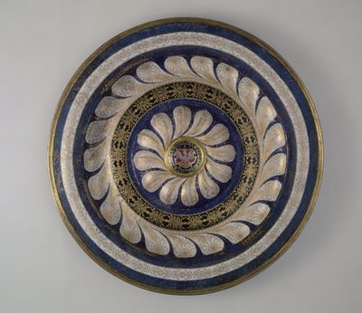 Tigela de Anne Jagiellons (cobre, esmalte e folha de ouro) de Italian School