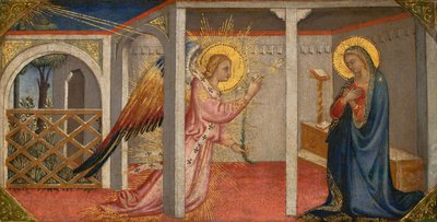Anunciação, Florença, início do século XV (tempera no painel) de Italian School