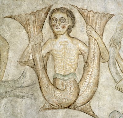 Figura antropomórfica (fresco) de Italian School