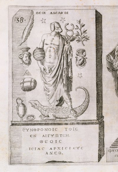 Apolo com uma cabeça de cachorro, 1589 de Italian School