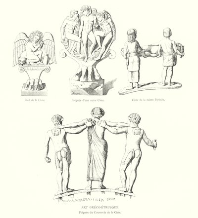 Arte Greco-Etrusca (gravura) de Italian School
