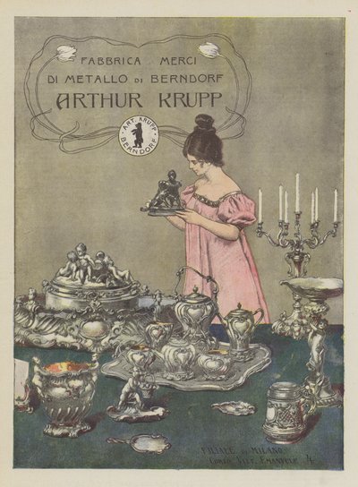 Arthur Krupp (cor litho) de Italian School