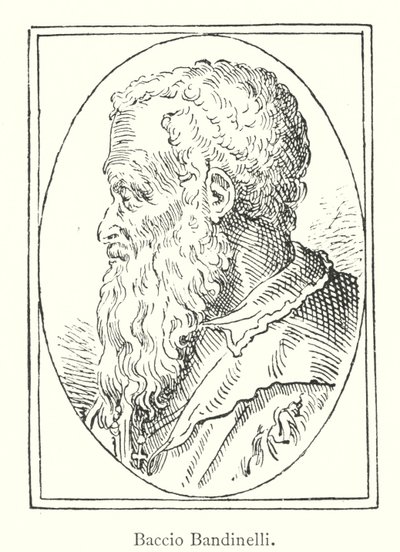Baccio Bandinelli (gravura) de Italian School