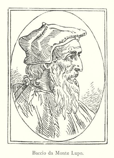 Baccio de Monte Lupo (gravura) de Italian School