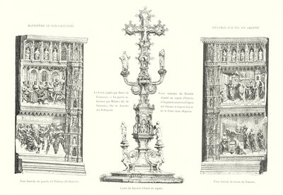 Batistere di San Giovanni, Altarpiece in Silver (gravura) de Italian School