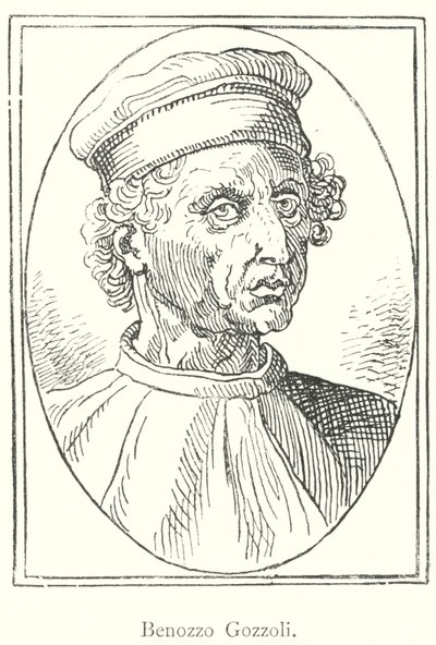Benozzo Gozzoli (gravura) de Italian School