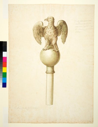 Águia de bronze de Italian School