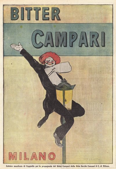Campari Bitters (litografia a cores) de Italian School