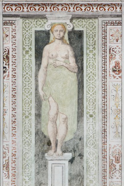 Caryatid (fresco) de Italian School