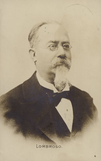 Cesare Lombroso (1835-1909), médico e criminologista italiano de Italian School
