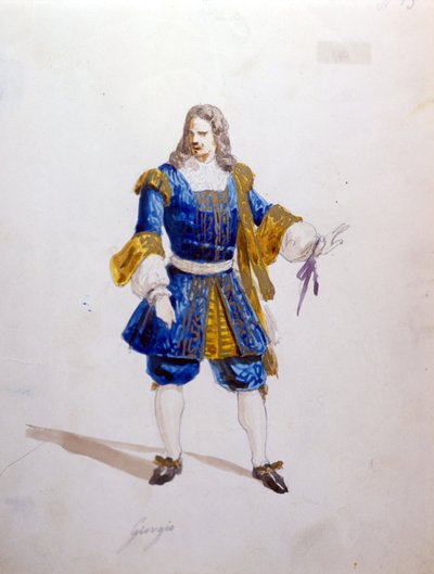Personagem de Giorgio na "Traviata" de Giuseppe Verdi de Italian School