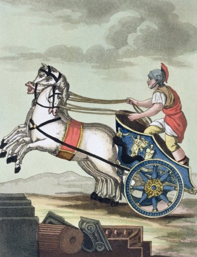 Cocheiro, de Lantica Roma, 1825 de Italian School