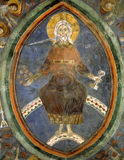 Cristo do Apocalipse, Cripta da Catedral de Anagni de Italian School