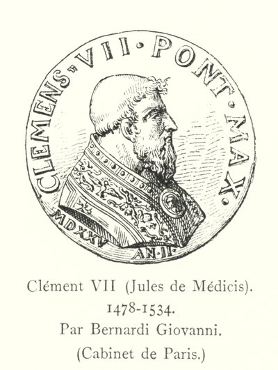 Clemente VII, Julius de Medici de Italian School
