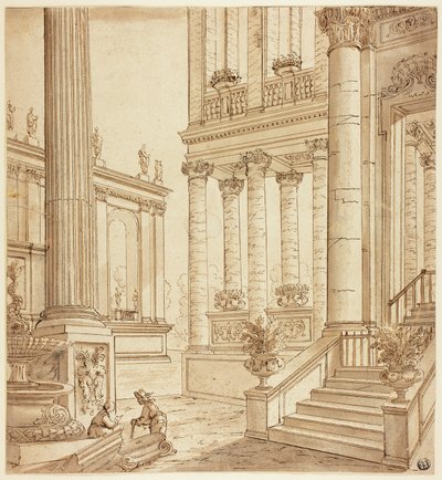 Pórtico Colunata de Italian School