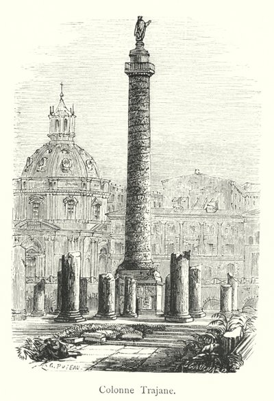 Colonne Trajane (gravura) de Italian School
