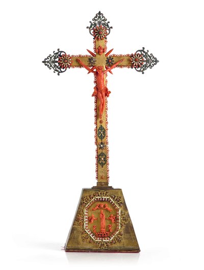 Crucifixo, Trapani, segunda metade do século 17 de Italian School
