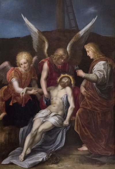 Descida da cruz de Italian School