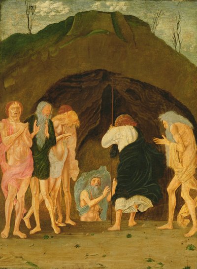 Descida ao Limbo (óleo sobre painel) de Italian School