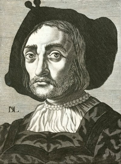 Donato Bramante, arquiteto italiano renascentista (gravura) de Italian School