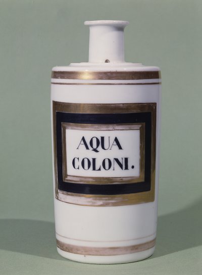 Garrafa Eau de Cologne, início do século XIX (cerâmica) de Italian School