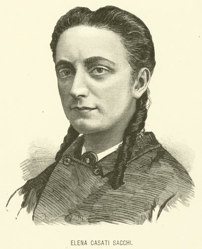 Elena Casati Sacchi (gravura) de Italian School