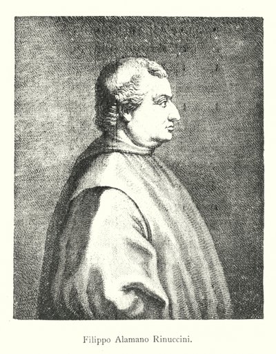 Filippo Alamano Rinuccini (gravura) de Italian School