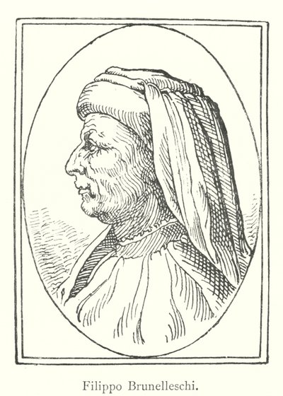 Filippo Brunelleschi (gravura) de Italian School
