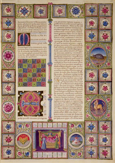 Fol.110r Abertura do Primeiro Livro dos Macabeus, da Bíblia Borso d