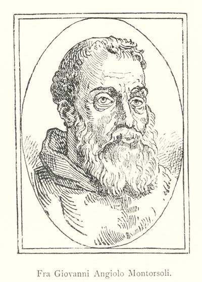 Fra Giovanni Angiolo Montorsoli (gravura) de Italian School