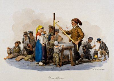 Franfellicaro (fabricante e vendedor de balas duras), Itália de Italian School