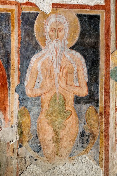 Fresco - Santo Onofrio, o Eremita de Italian School