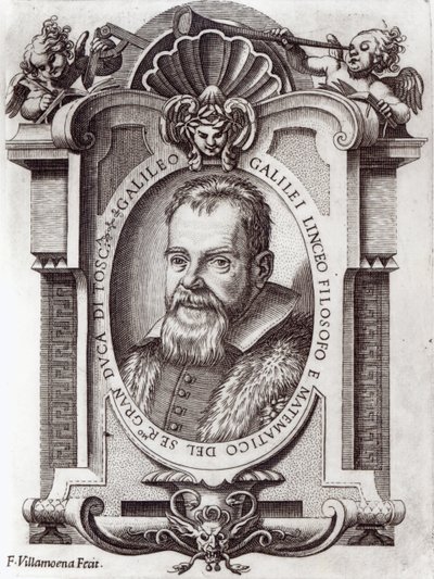 Frontispício para Il Saggiatore por Galileo Galilei, publicado em 1623 de Italian School