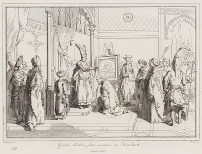 Gentile Bellino, cavaleiro de Mohammed II de Italian School