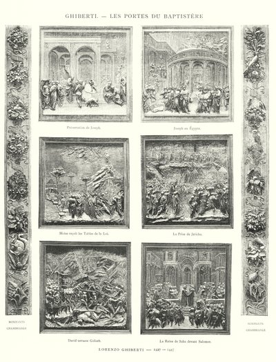 Ghiberti, As Portas do Baptistério, Lorenzo Ghiberti de Italian School